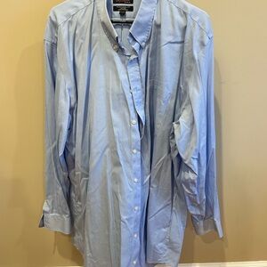 Kirkland Signature Sky Blue Button-Down Shirt